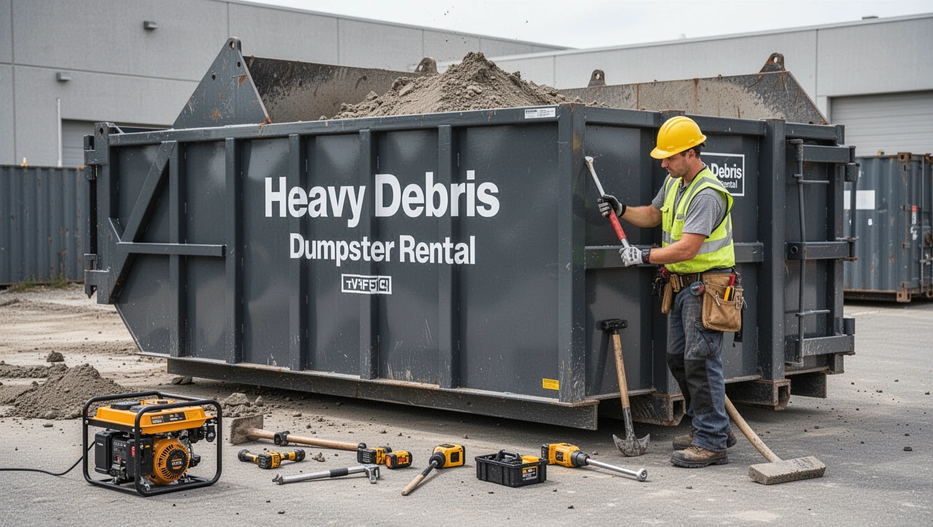 Heavy Debris Dumpster Rental